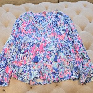 Lilly Pulitzer Multicolor Floral Top